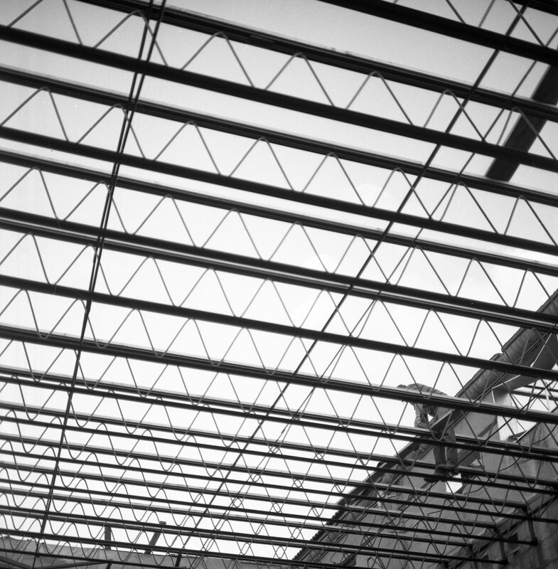 1971 Walter M. Pierce Library Remodel, Roof 02
