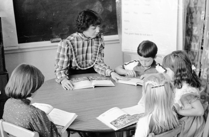 1983 Ackerman Elementary Classroom, April 01