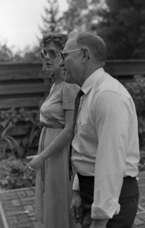 1984 Student Reception at President Gilbert's House 19