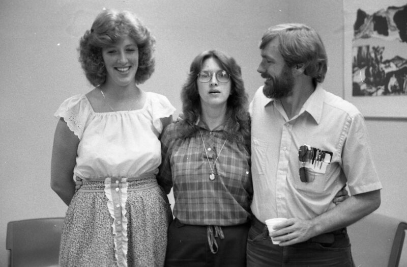 1985 Employees, Departure Party for Linda 02