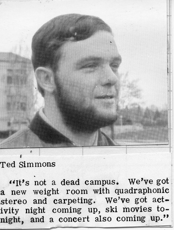 70's Student, Ted Simmons