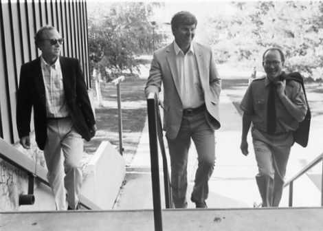 1988 Loso Hall Groundbreaking Ceremony, Architects 01