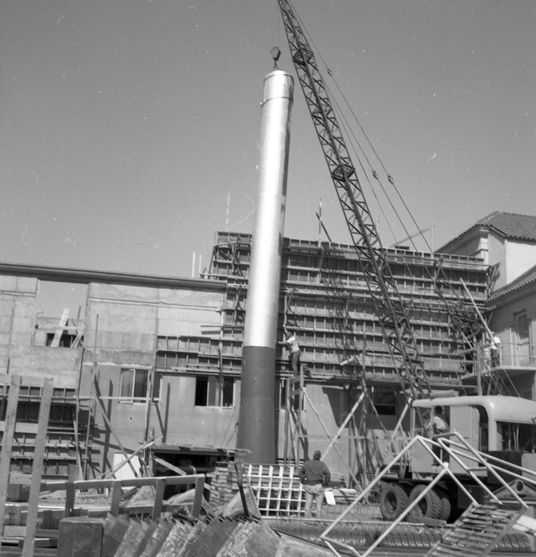 1971 Walter M. Pierce Library Remodel, Smokestack 02
