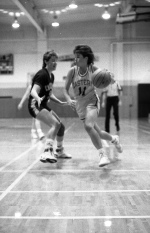 1988 Women's Basketball Action, Concordia at EOSC 01