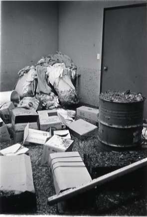 1978 Hoke Hall, Flood Debris &amp; Damage 01
