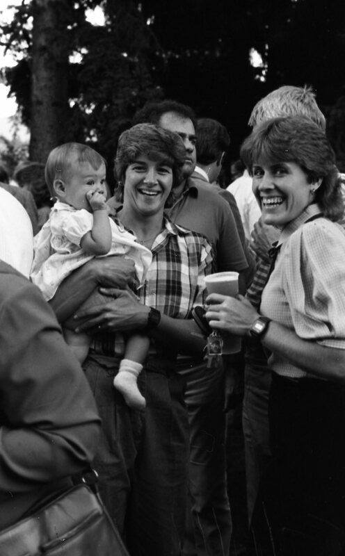 1984 School Begins, Faculty & Staff Reception at President Gilbert's House 14