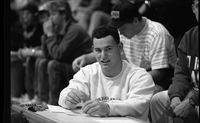 1991 Volleyball Fans, Northwest Nazarene College at EOSC 08