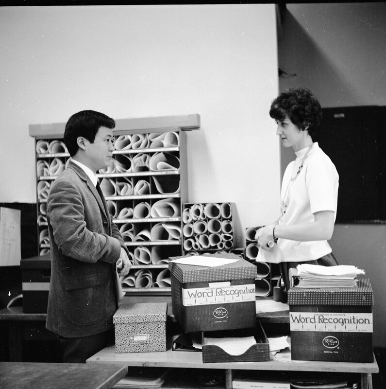1970 Employees, Ackerman Elementary School, Office 02