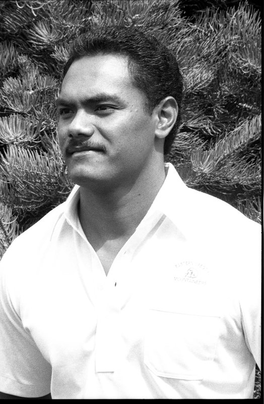1989 Assistant Football Coach, Savali Vaeao 01