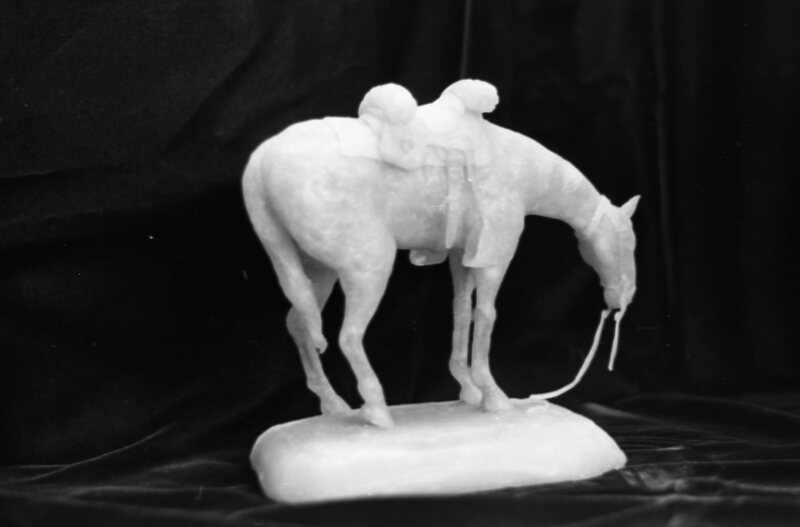 1978 Sculpture, Saddled Horse 06