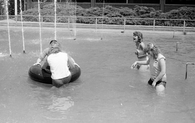 1981 Students, Fountain Swim 04