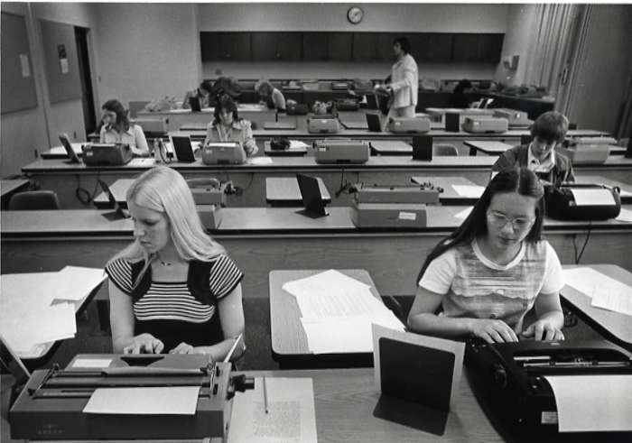 70's Classroom, Typing