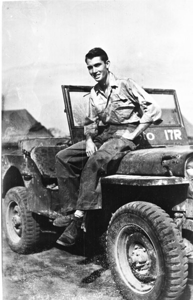 Dick Baxter on Jeep