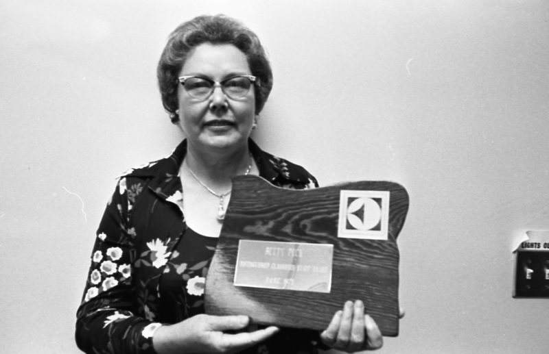 1976 Distinguished, Betty Peck