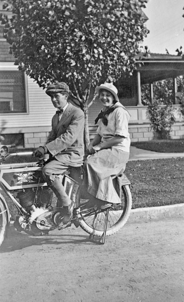 Reuter, Couple on Motorcycle 1