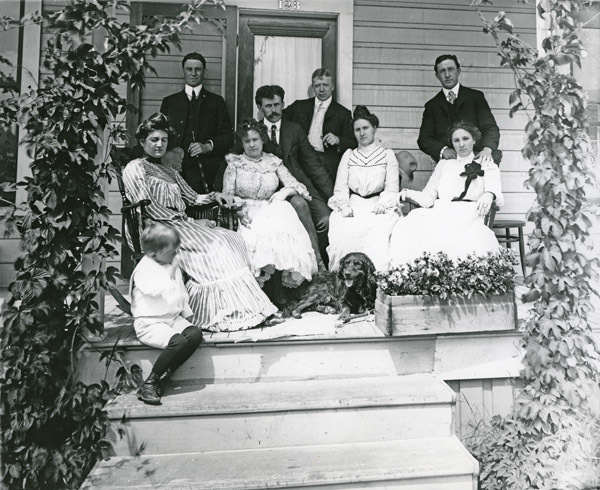 Sumpter, Family on Porch
