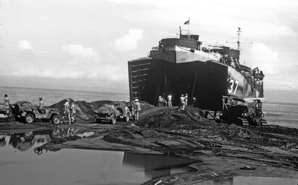 Leyte, LST Loading