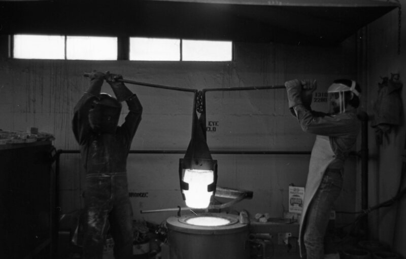 1977 Sculpture Class, Casting 13