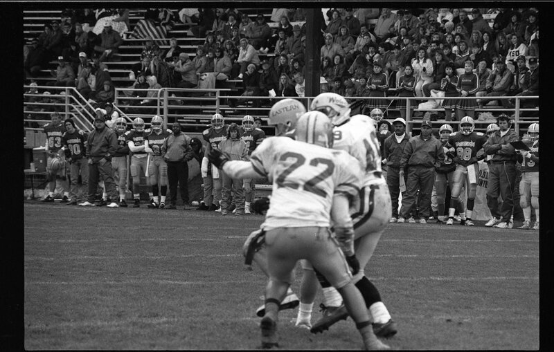1991 Football Action, Western Oregon University at EOSC 16