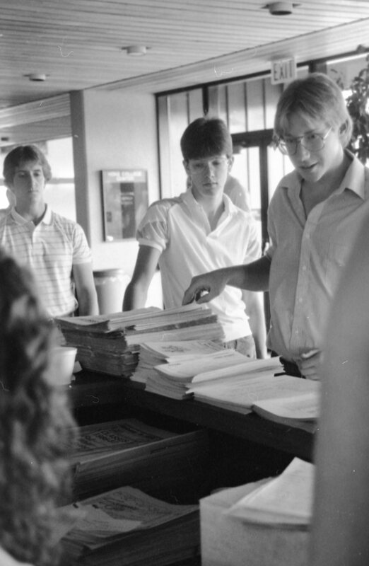 1986 Hoke Information Counter, Fall Registration 12