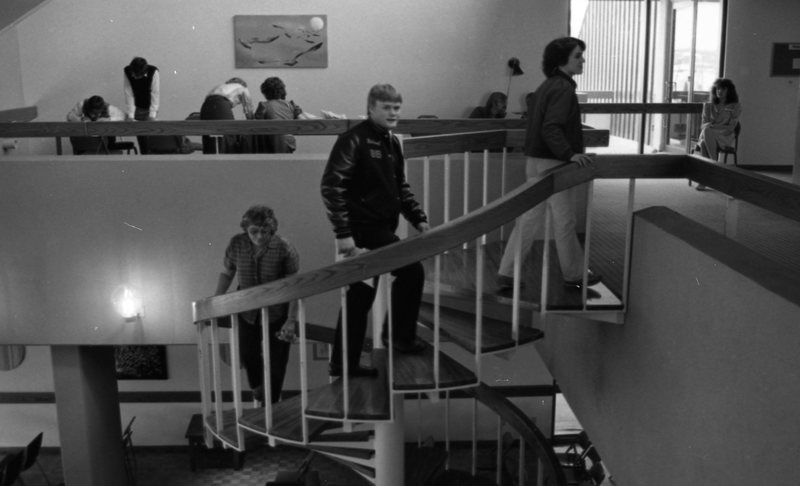 1985 Hoke Hall Spiral Stairs