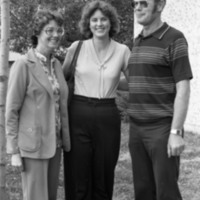 1981 Student,  Julie Hancock [or Jeanine Hill] and Family 