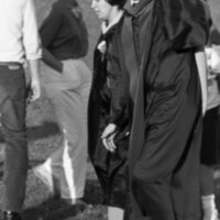 1987 Graduation, Faculty Outdoors 05