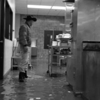 1978 Hoke Hall, Flood Damage to Kitchen 01