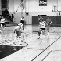 1982 Women's Basketball, EOSC vs. Lewis &amp; Clark, Action 01