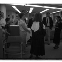 1989 Walter M. Pierce Library, Ribbon Cutting 21