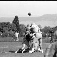 1991 Football, Alumni Game Action 02