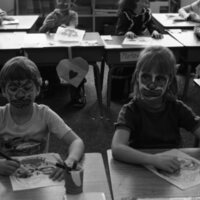 1984 Ackerman Elementary School, Face Paint 04