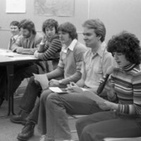 1978 Classroom, Ted Brown's Social Studies Methods Class 03
