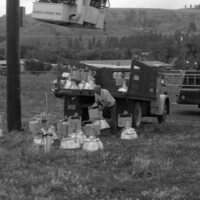 1983 Football Field, Lights Installation 03