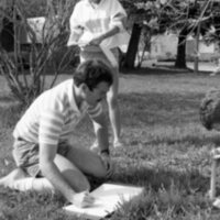 1987 Science, Biology Students in April 11