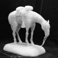 1978 Sculpture, Saddled Horse 09