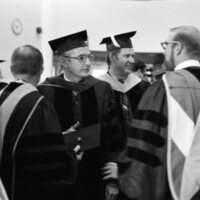 1976 Graduation, Faculty Preparation 05
