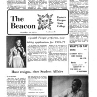 1975-76 Eastern Oregon College Beacon