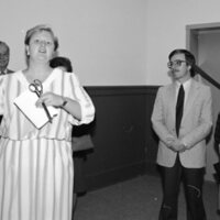 1986 New Elevator at Inlow Hall, Dedication 02