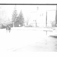 1988 Campus in Winter, Sledding 14