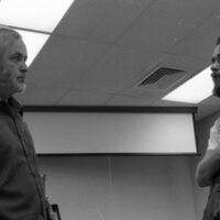 1985 August, Student Consults Professor 05