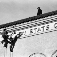 1976 Outdoor Program Rappelling, Changing Signs 13