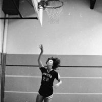 1981 Women's Basketball Action, Practice 03