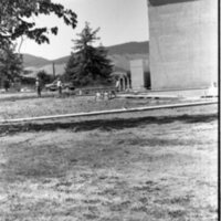 1989 Walter M. Pierce Library, Exterior Work 07