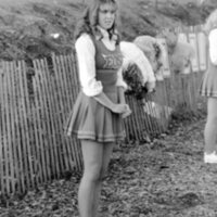1982 Football Game, November 16th, Cheerleaders 02