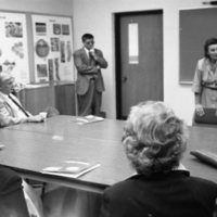 1985 Chancellor Visit, Meeting 01