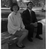 1989 Admission Recruiters, Holly Kerfoot and Saichi Oba. 02