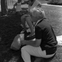 1987 Inlow Hall, Elevator Entrance 03