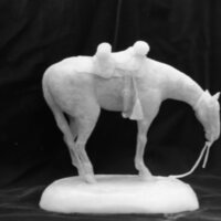 1978 Sculpture, Saddled Horse 04