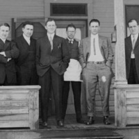 Reuter, Men on Porch 2